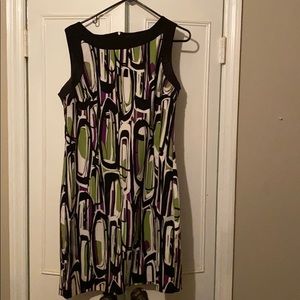 Sleeveless multicolor dress